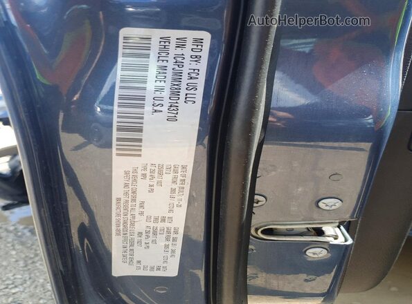 1C4PJMMX8MD143710 2021 JEEP CHEROKEE Blue Вид наклейки з VIN-кодом