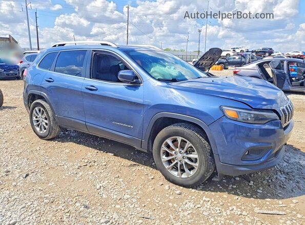 1C4PJMMX8MD143710 2021 JEEP CHEROKEE Blue Передня права чверть