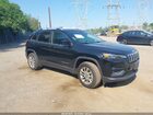 2021 Jeep Cherokee Latitude Lux 4x4 Black vin: 1C4PJMMX9MD205518