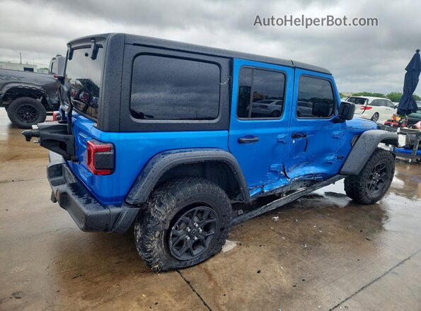 1C4PJXDG1RW305884 2024 JEEP WRANGLER Blue Задня права чверть