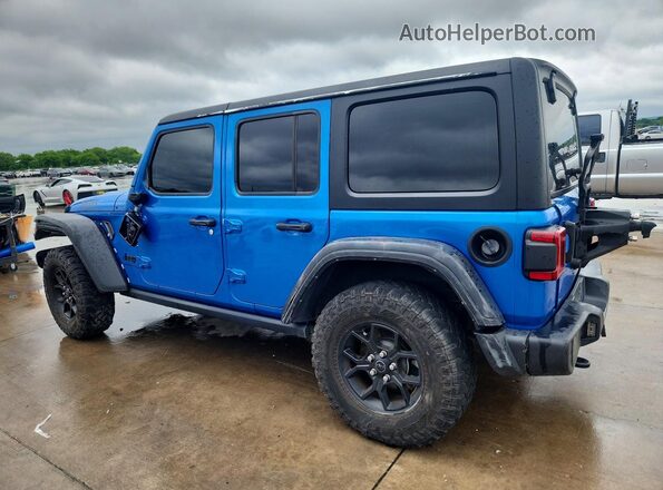 1C4PJXDG1RW305884 2024 JEEP WRANGLER Blue Задня ліва чверть