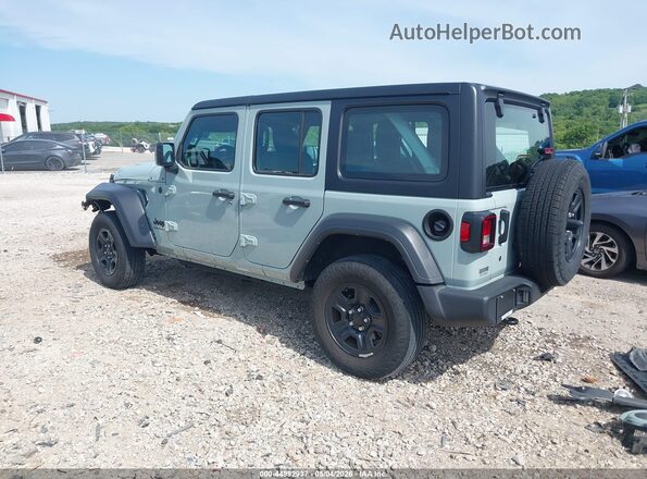 1C4PJXDG9RW332802 2024 JEEP WRANGLER Синий Задняя левая четверть