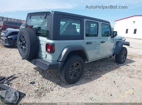 1C4PJXDG9RW332802 2024 JEEP WRANGLER Синий Задняя правая четверть