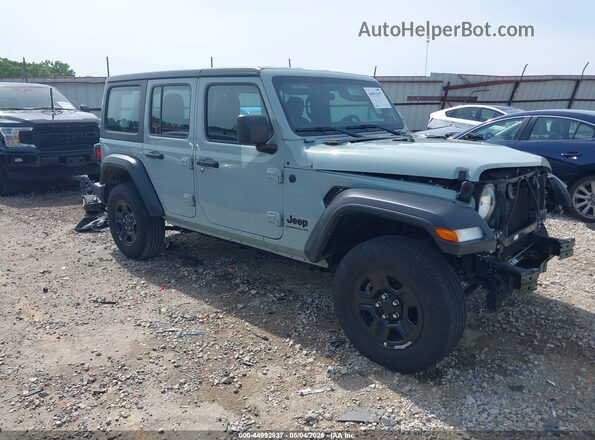 1C4PJXDG9RW332802 2024 JEEP WRANGLER Синий Передняя правая четверть