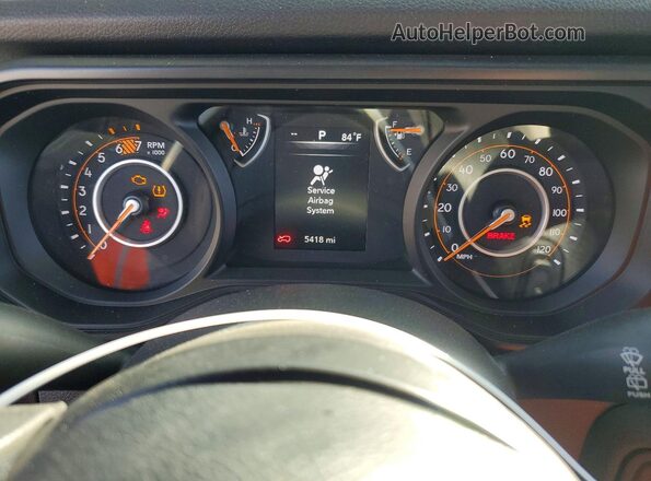 1C4PJXDGXTW170508 2026 JEEP WRANGLER Черный Вид щитка приборов