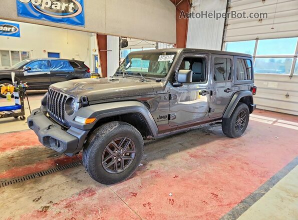 1C4PJXDN1RW109099 2024 JEEP WRANGLER Gray Передня ліва чверть