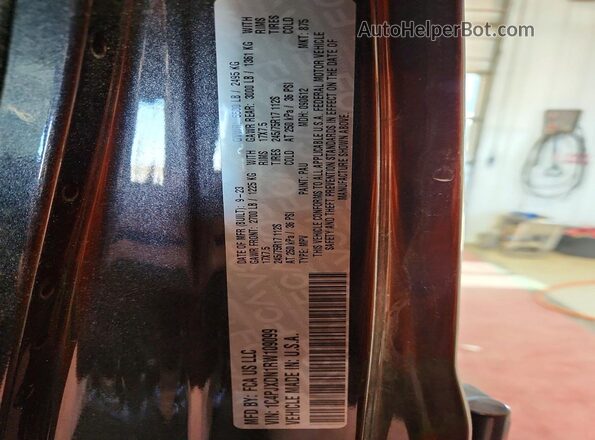 1C4PJXDN1RW109099 2024 JEEP WRANGLER Gray Вид наклейки з VIN-кодом