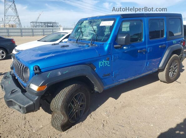 1C4PJXDN5RW243677 2024 JEEP WRANGLER Blue Przód lewy