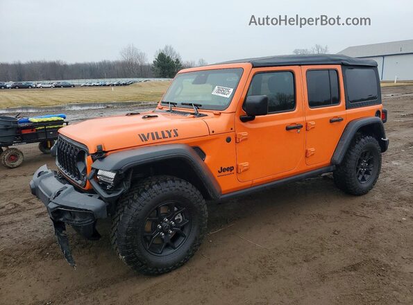 1C4PJXDNXSW593151 2025 JEEP WRANGLER Orange Передня ліва чверть