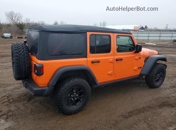 1C4PJXDNXSW593151 2025 JEEP WRANGLER Orange Задня права чверть