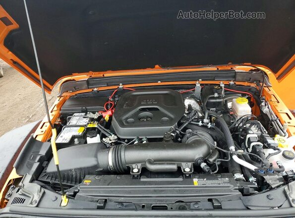 1C4PJXDNXSW593151 2025 JEEP WRANGLER Orange Вид підкапотного простору