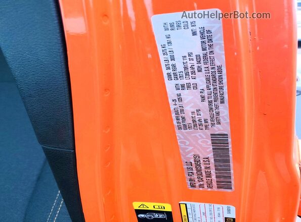 1C4PJXDNXSW593151 2025 JEEP WRANGLER Orange Вид наклейки з VIN-кодом