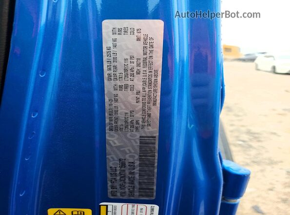 1C4PJXDNXTW156672 2026 JEEP WRANGLER Синий Вид наклейки с VIN-кодом
