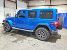 2024 Jeep Wrangler Sahara Blue vin: 1C4PJXEG2RW253633
