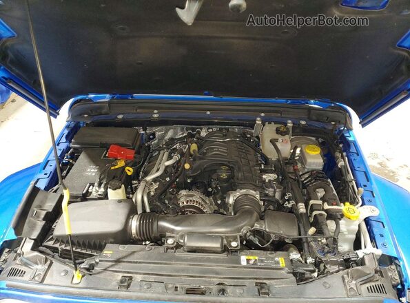 1C4PJXEG2RW253633 2024 JEEP WRANGLER Blue Вид задньої частини салону