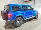 2024 Jeep Wrangler Sahara Blue vin: 1C4PJXEG2RW253633