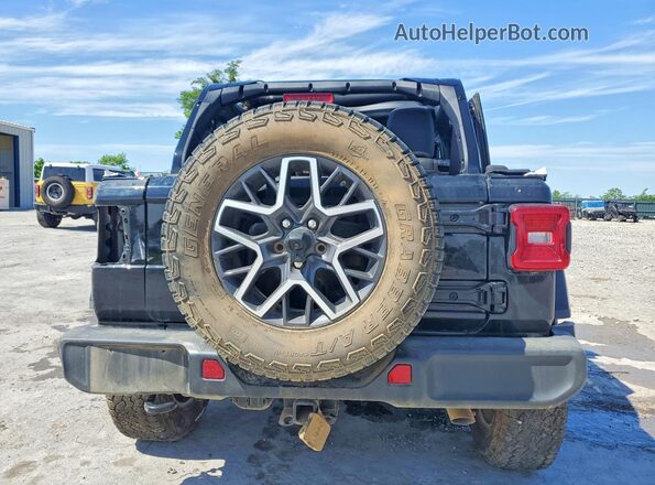 1C4PJXEG8RW247724 2024 JEEP WRANGLER Black Вид ззаду