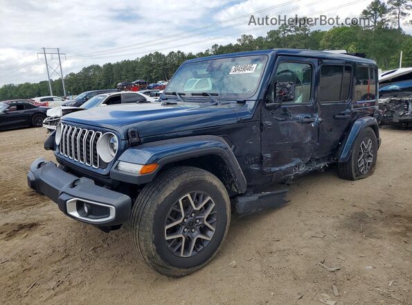 1C4PJXEG8SW535796 2025 JEEP WRANGLER Blue Передня ліва чверть