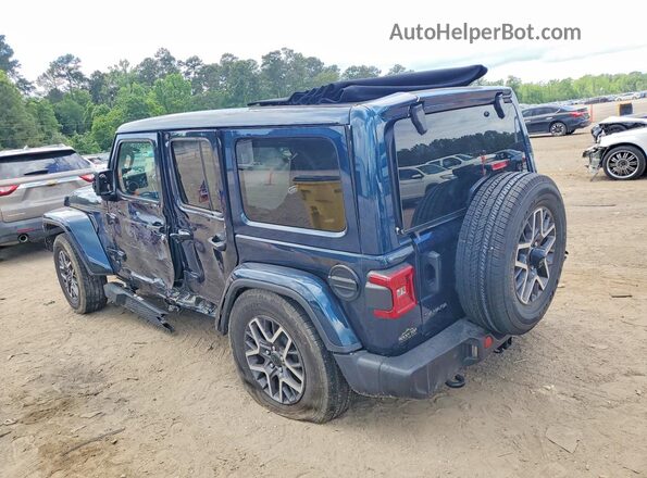 1C4PJXEG8SW535796 2025 JEEP WRANGLER Blue Задня ліва чверть
