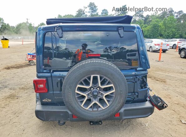 1C4PJXEG8SW535796 2025 JEEP WRANGLER Blue Вид ззаду