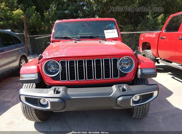 1C4PJXEN0SW525231 2025 JEEP WRANGLER Red Widok zestawu wskaźników