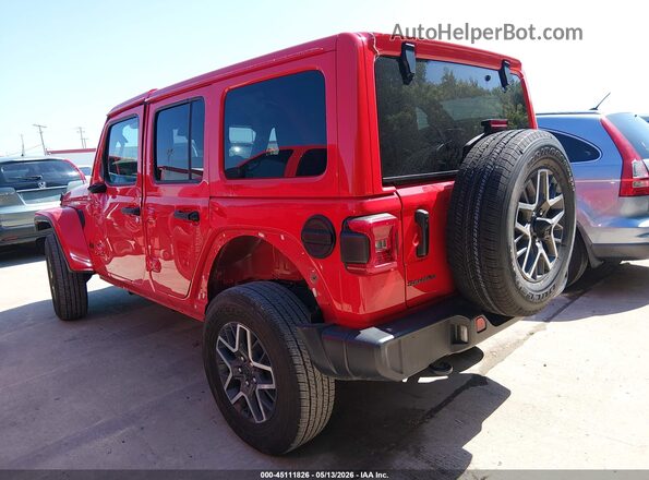 1C4PJXEN0SW525231 2025 JEEP WRANGLER Red Tył lewy