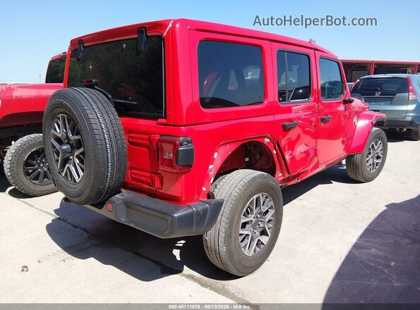 1C4PJXEN0SW525231 2025 JEEP WRANGLER Red Tył prawy