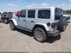 2024 Jeep Wrangler 4-door Sahara 4x4 Серебряный vin: 1C4PJXEN5RW173533
