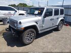 2024 Jeep Wrangler 4-door Sahara 4x4 Серебряный vin: 1C4PJXEN5RW173533
