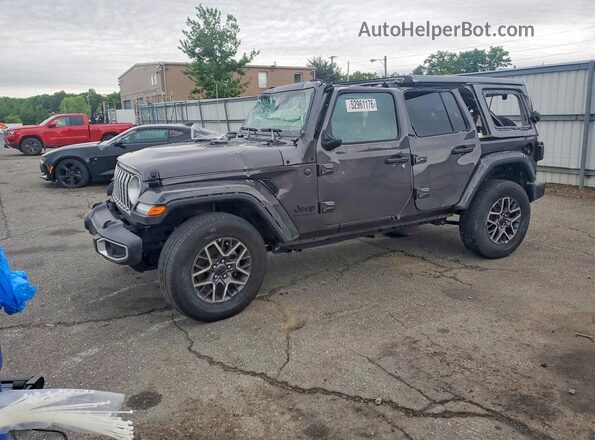1C4PJXEN8SW589047 2025 JEEP WRANGLER Gray Przód lewy