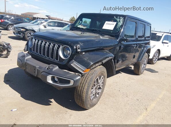 1C4PJXEN9SW645111 2025 JEEP WRANGLER Black Առջևի ձախ երեք քառորդ տեսարան