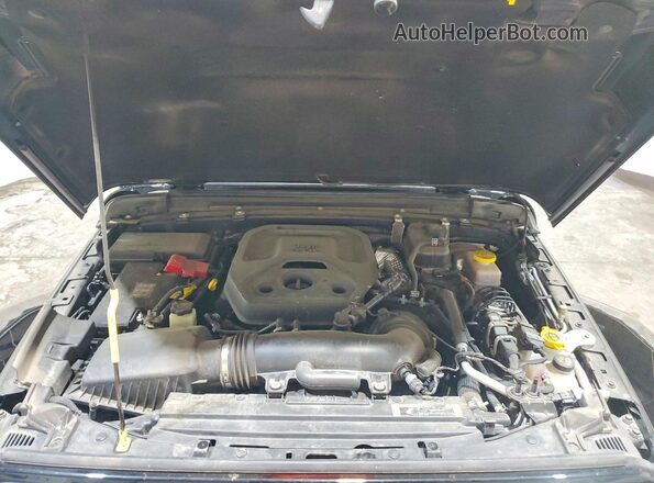 1C4PJXENXSW525396 2025 JEEP WRANGLER Black Engine compartment view