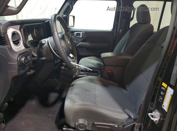 1C4PJXENXSW525396 2025 JEEP WRANGLER Black Front interior view