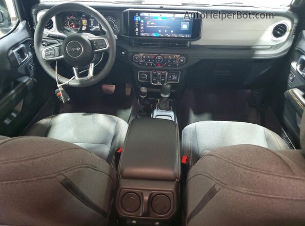1C4PJXENXSW525396 2025 JEEP WRANGLER Black Dashboard view