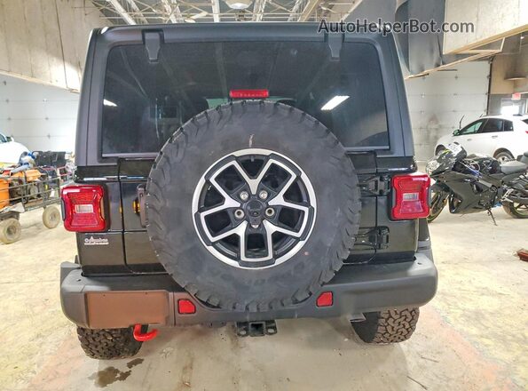 1C4PJXFG8SW662353 2025 JEEP WRANGLER Black Widok z tyłu