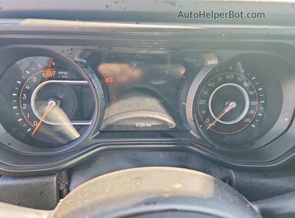 1C4PJXFG9SW659722 2025 JEEP WRANGLER Зеленый Вид щитка приборов