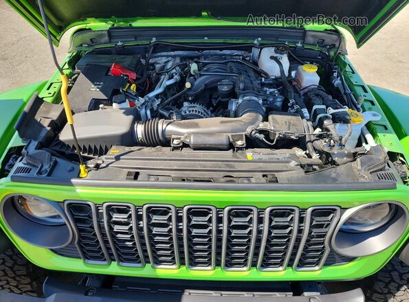 1C4PJXFG9SW659722 2025 JEEP WRANGLER Зеленый Вид задней части салона