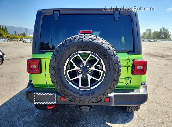1C4PJXFG9SW659722 2025 JEEP WRANGLER Зеленый Вид сзади