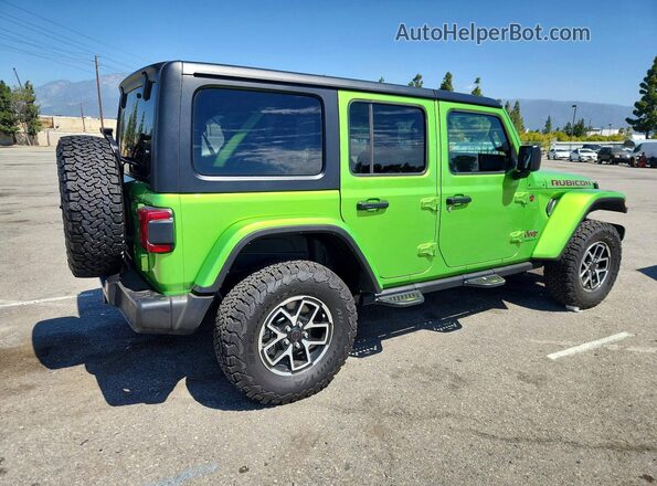 1C4PJXFG9SW659722 2025 JEEP WRANGLER Зеленый Задняя правая четверть
