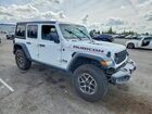 2024 Jeep Wrangler Rubicon White vin: 1C4PJXFN2RW131836
