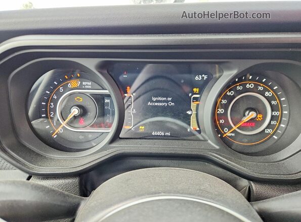 1C4PJXFN2RW131836 2024 JEEP WRANGLER White Widok zestawu wskaźników