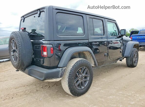 1C4PJXKN7RW235437 2024 JEEP WRANGLER Черный Задняя правая четверть