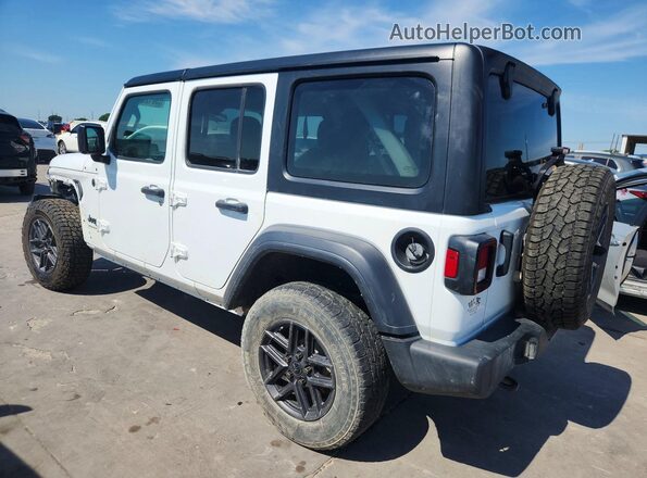 1C4PJXKN8RW291435 2024 JEEP WRANGLER Белый Задняя левая четверть