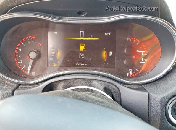 1C4RDHDG8HC906540 2017 DODGE DURANGO Серебряный Вид щитка приборов