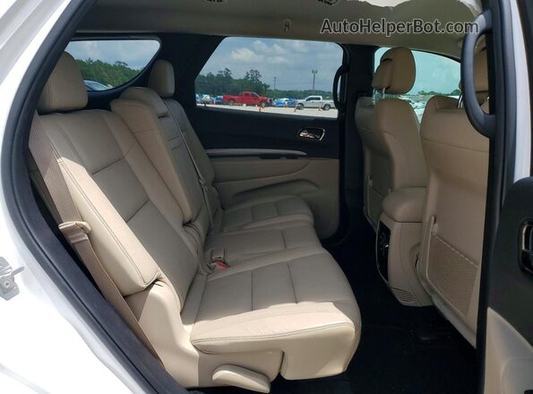 1C4RDHDG8LC192126 2020 DODGE DURANGO White Vista interior trasera