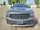2017 Dodge Durango Gt Серый vin: 1C4RDHDGXHC790936