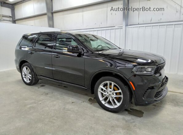 1C4RDHDGXPC685750 2023 DODGE DURANGO Черный Передняя правая четверть