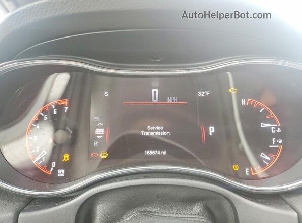 1C4RDJAG0HC619480 2017 DODGE DURANGO Red Instrument cluster view