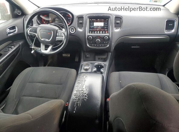 1C4RDJAG0HC619480 2017 DODGE DURANGO Red Dashboard view