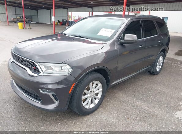 1C4RDJAG1MC688575 2021 DODGE DURANGO Серый Передняя левая четверть